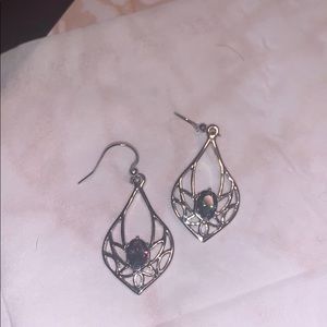 Celestial fake opal earrings